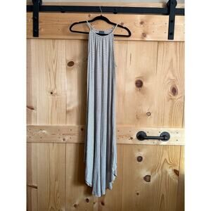 Olivia Rae Striped Spaghetti Strap Maxi Dress Womens M